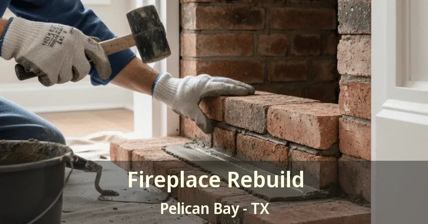 Fireplace Rebuild Pelican Bay - TX